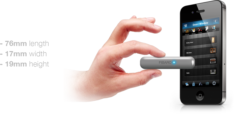 Fibaro Door/Window Sensor extremely compact
