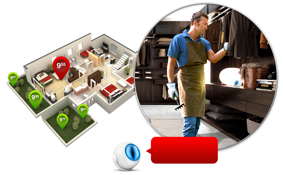 Keep an eye housekeeper would not have been slow