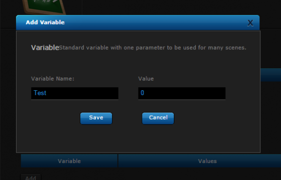 Standard variable popu